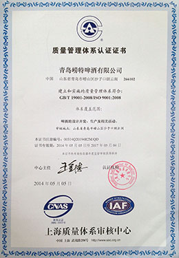开云-2014-05-05质量管理体系认证证书中文